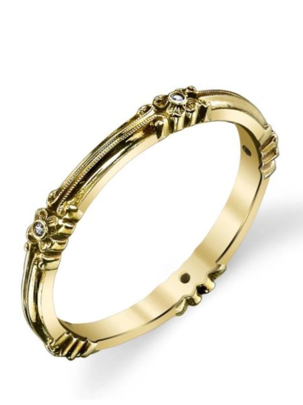 Van Craeynest B.810 Wedding Band in 18k Yellow Gold